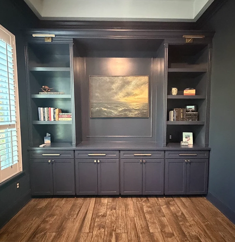 Large Home Office Built-Ins